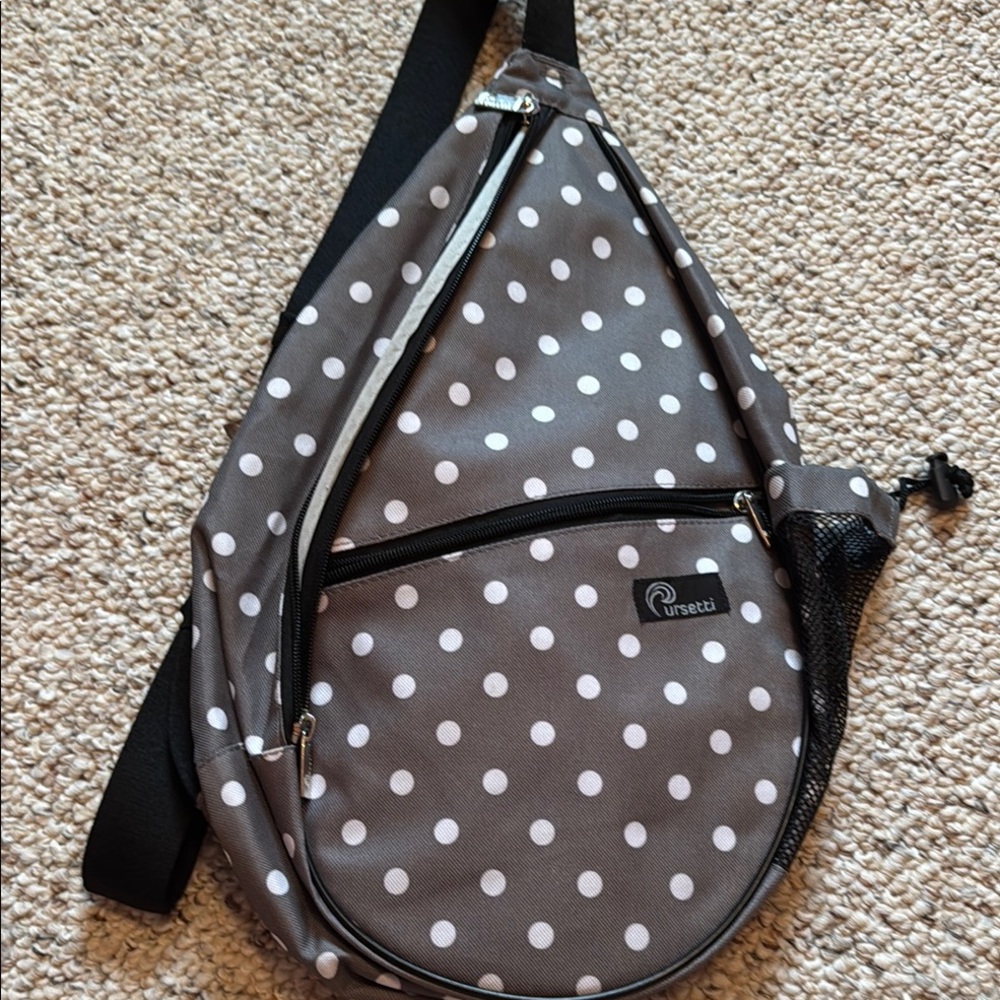 Polka dot sling. Like new. Flawless .